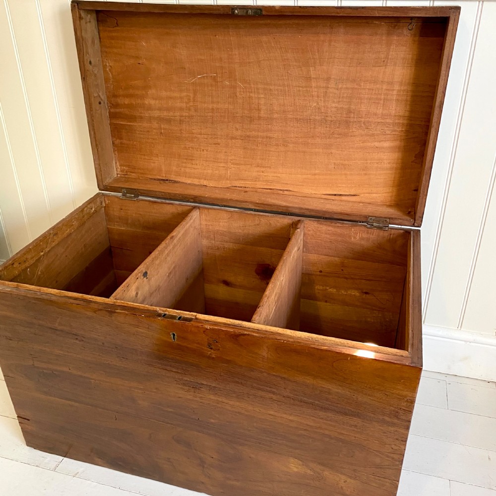 19th century mahogany trunk View IV