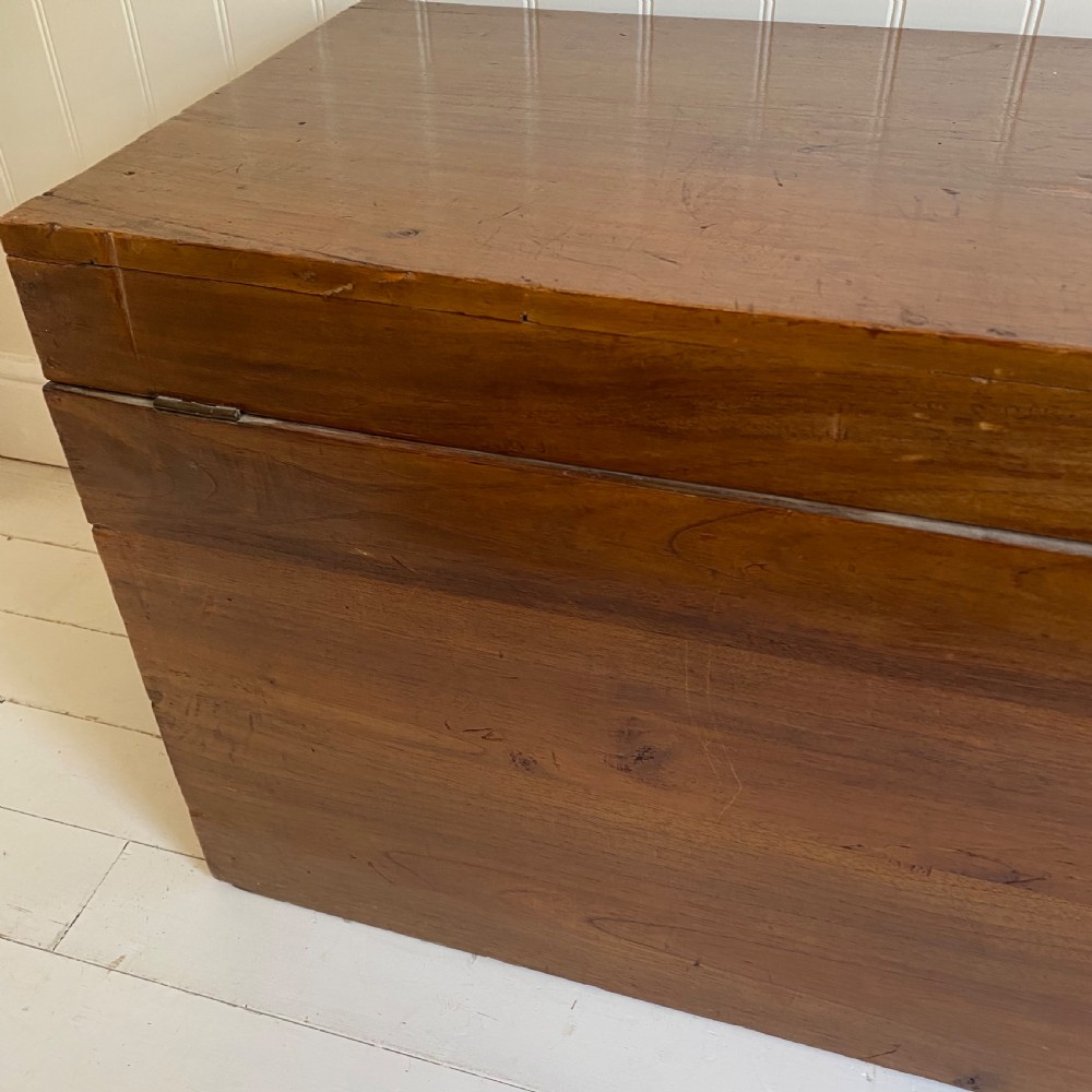19th century mahogany trunk View V