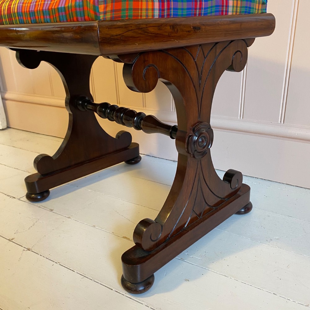 19th century rosewood stool View IV
