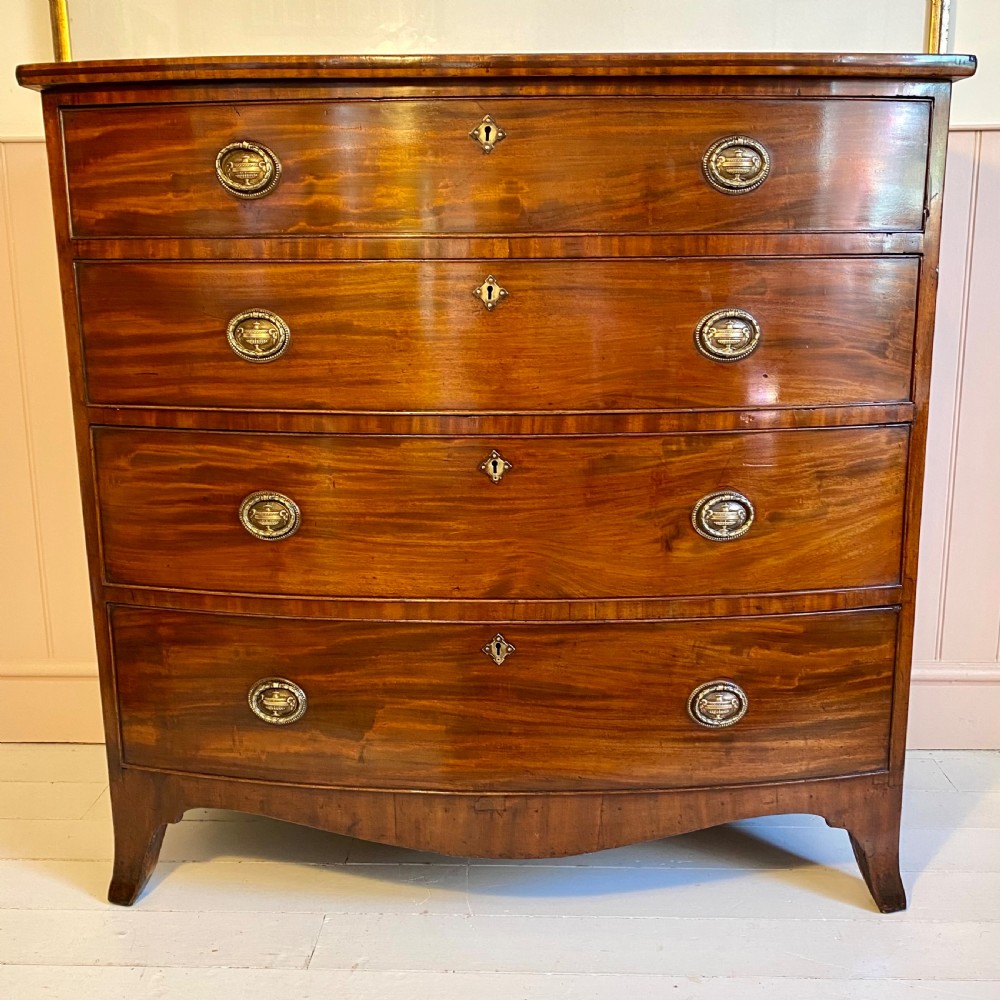 19th century mahogany chest of drawers  View II