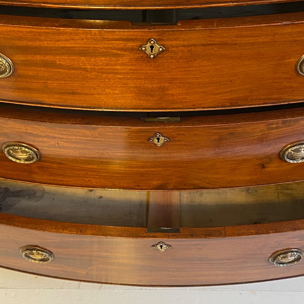 19th century mahogany chest of drawers  View X