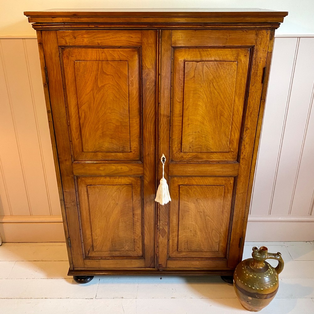 19th century walnut cupboard 