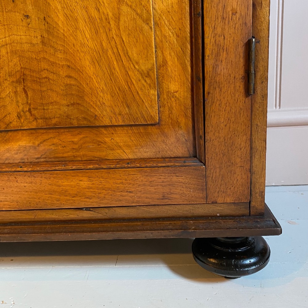 19th century walnut cupboard  View V