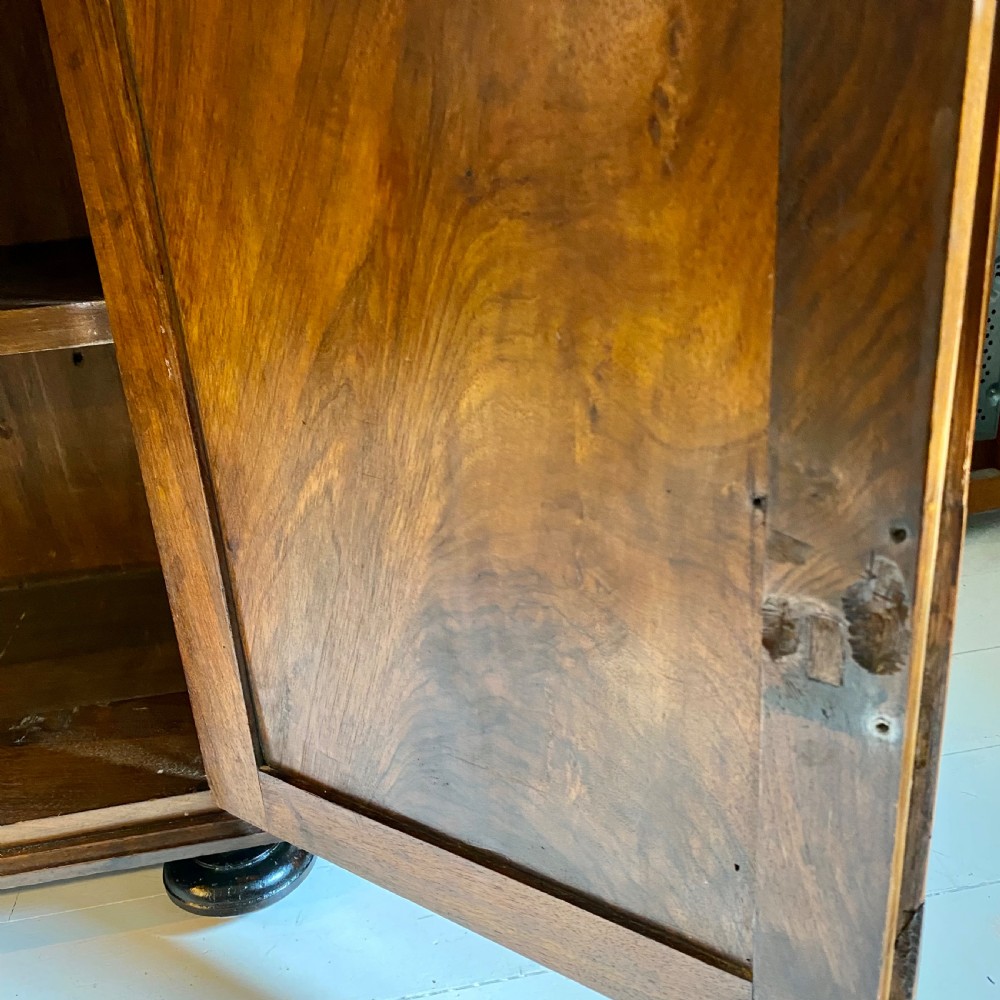 19th century walnut cupboard  View X
