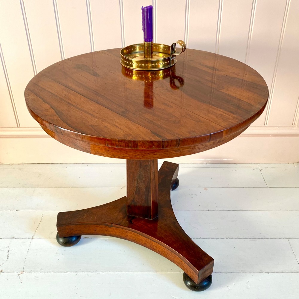 19th century Rosewood occasional table View II