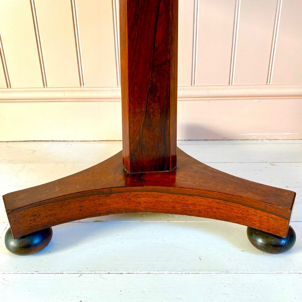 19th century Rosewood occasional table View III