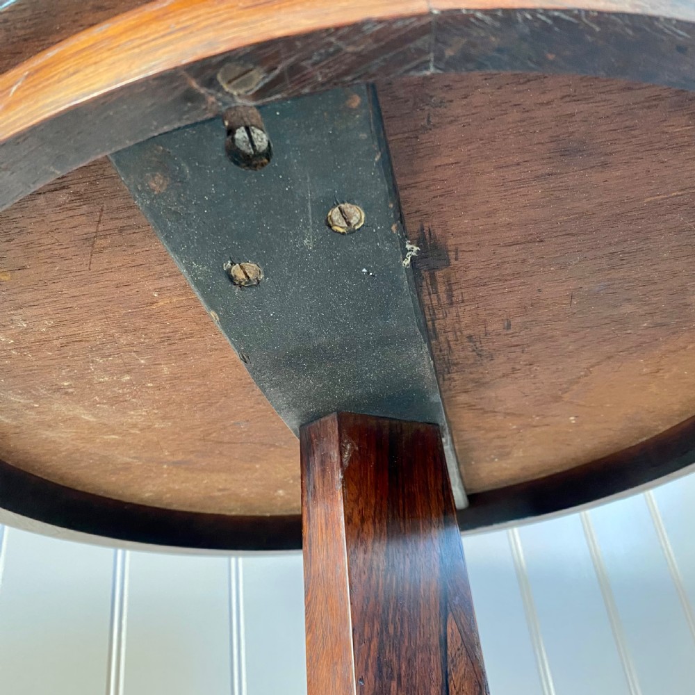 19th century Rosewood occasional table View VI