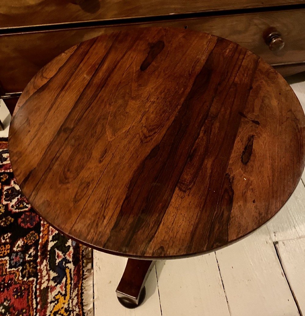 19th century Rosewood occasional table View IV