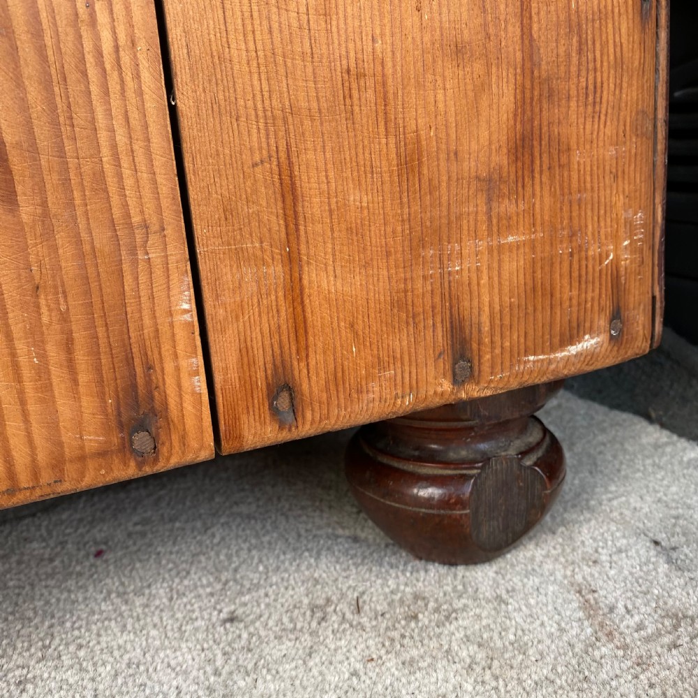 19th century mahogany campaign military chest of drawers View XI