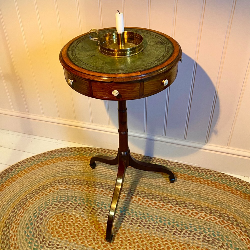 19th century drum side table