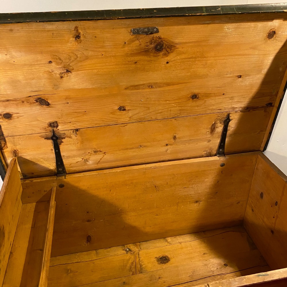 19h century Swedish painted trunk View X