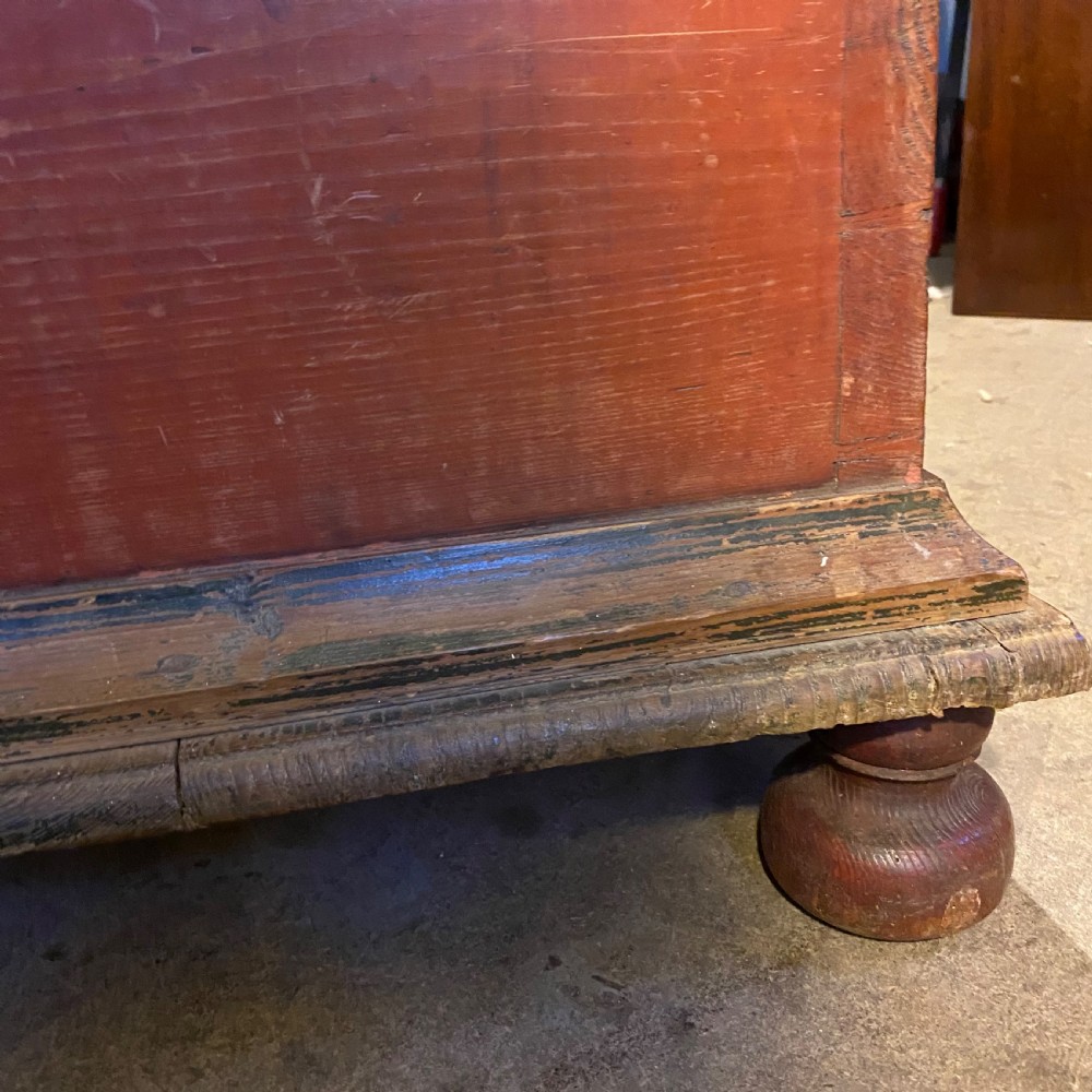 19h century Swedish painted trunk View XI