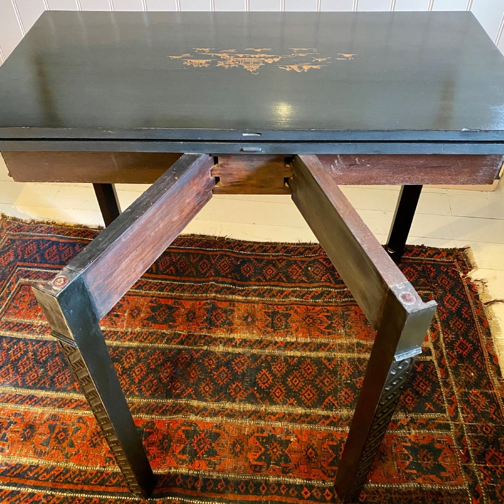 19th century tea table View IX
