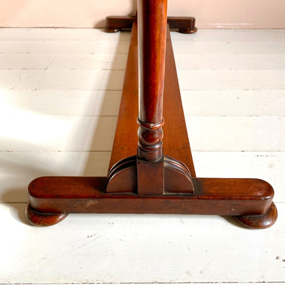 19th century mahogany towel rail View VII