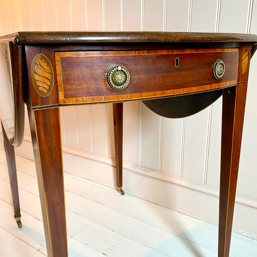 Georgian mahogany pembroke occasional table View II
