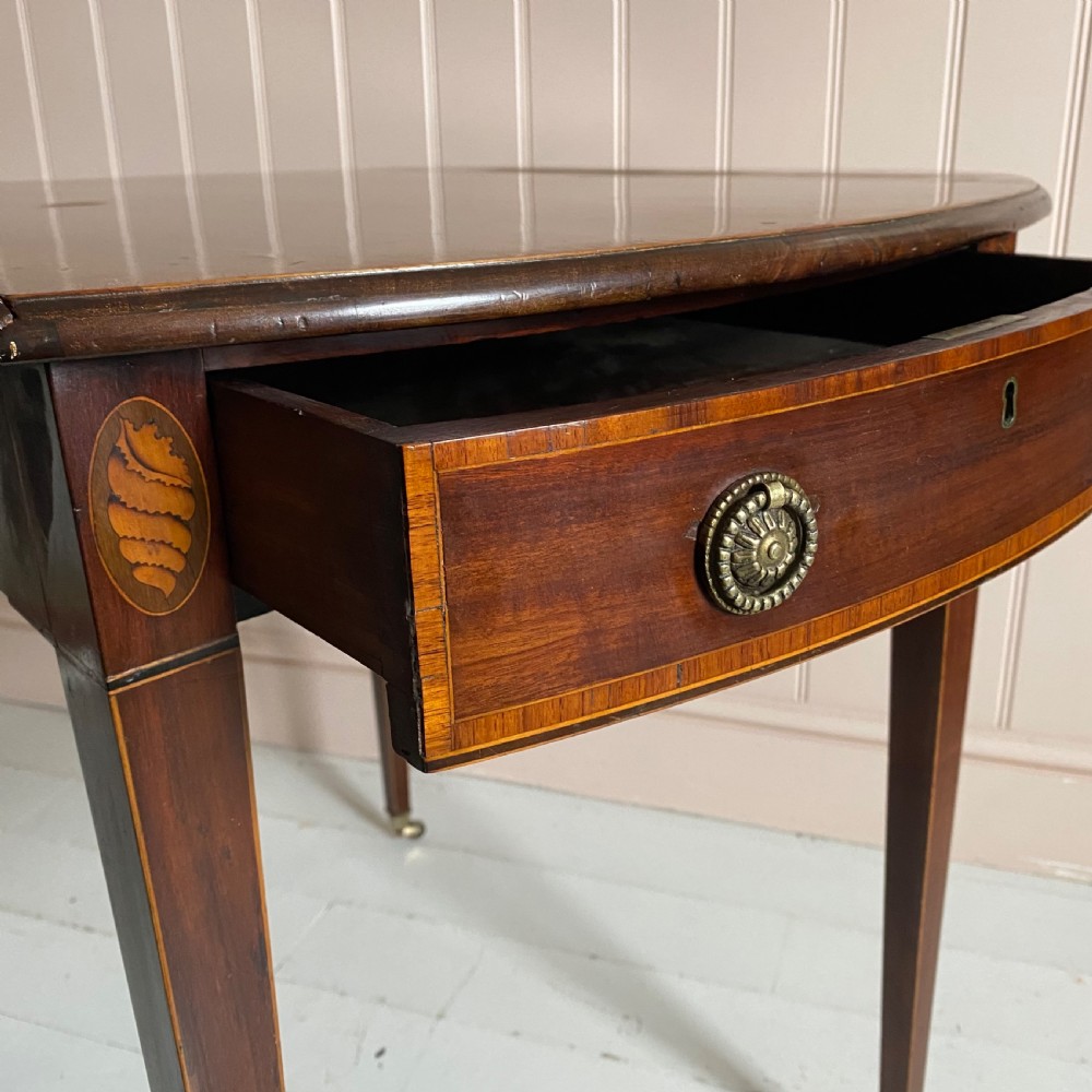 Georgian mahogany pembroke occasional table View VI