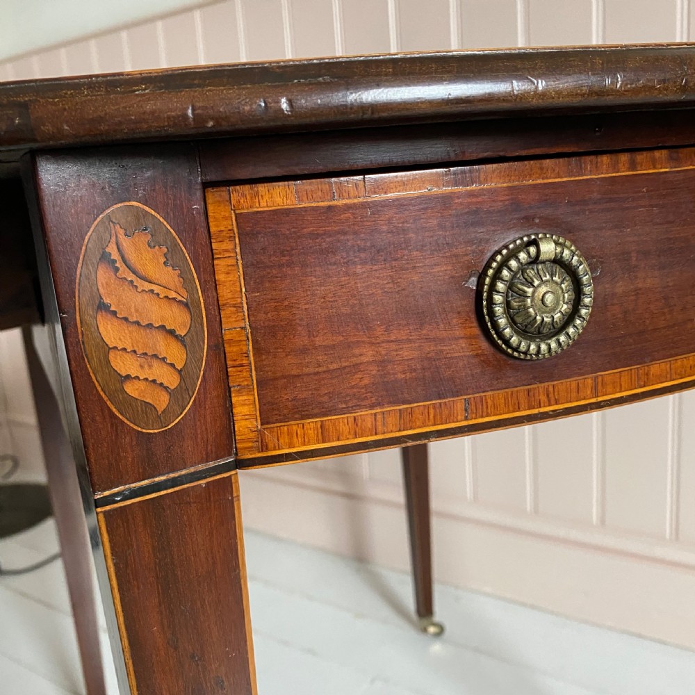 Georgian mahogany pembroke occasional table View VII
