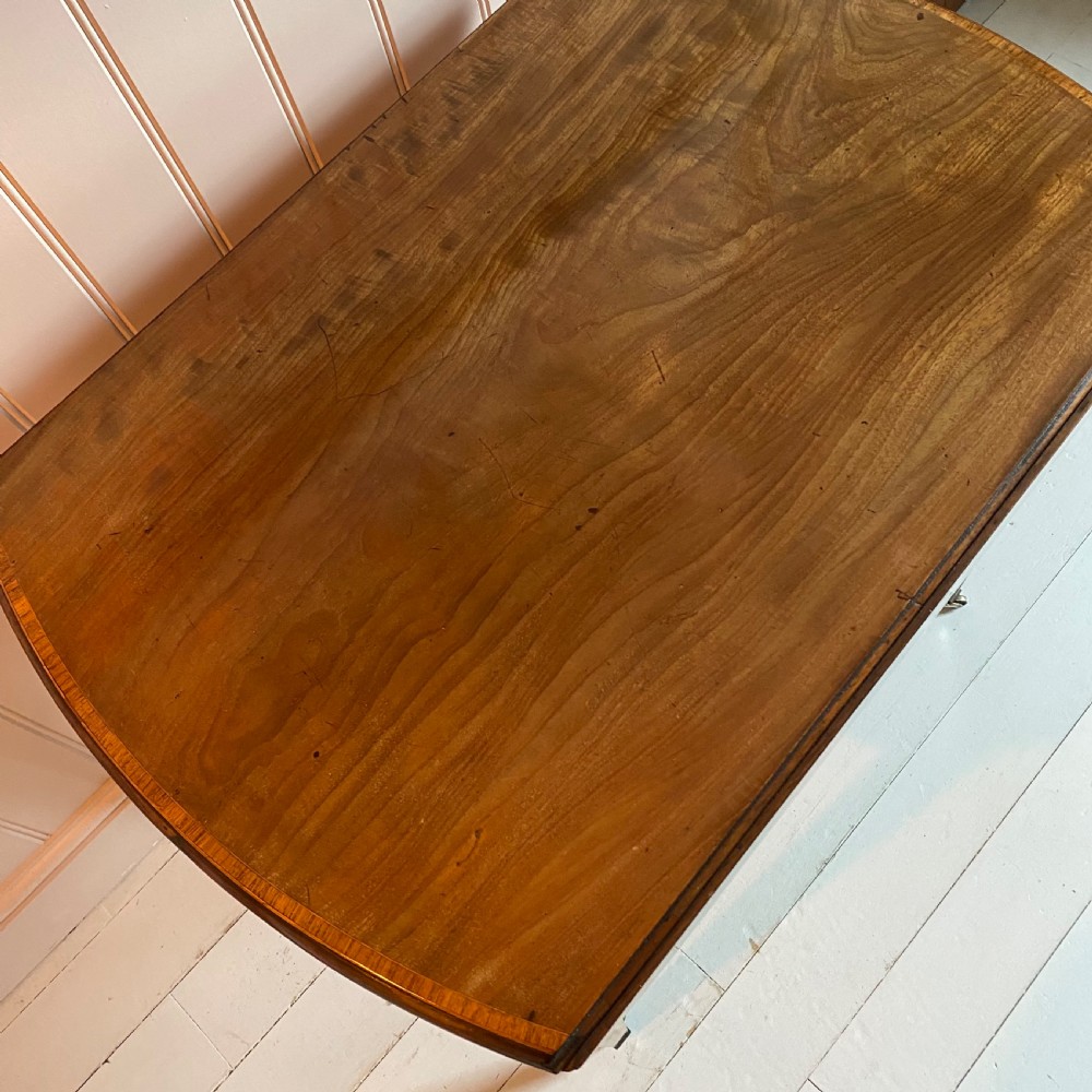 Georgian mahogany pembroke occasional table View VIII