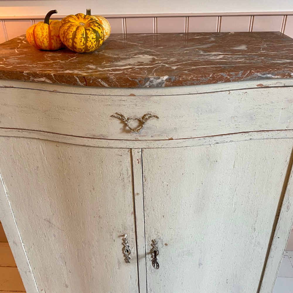 19th century Swedish painted cupboard View II