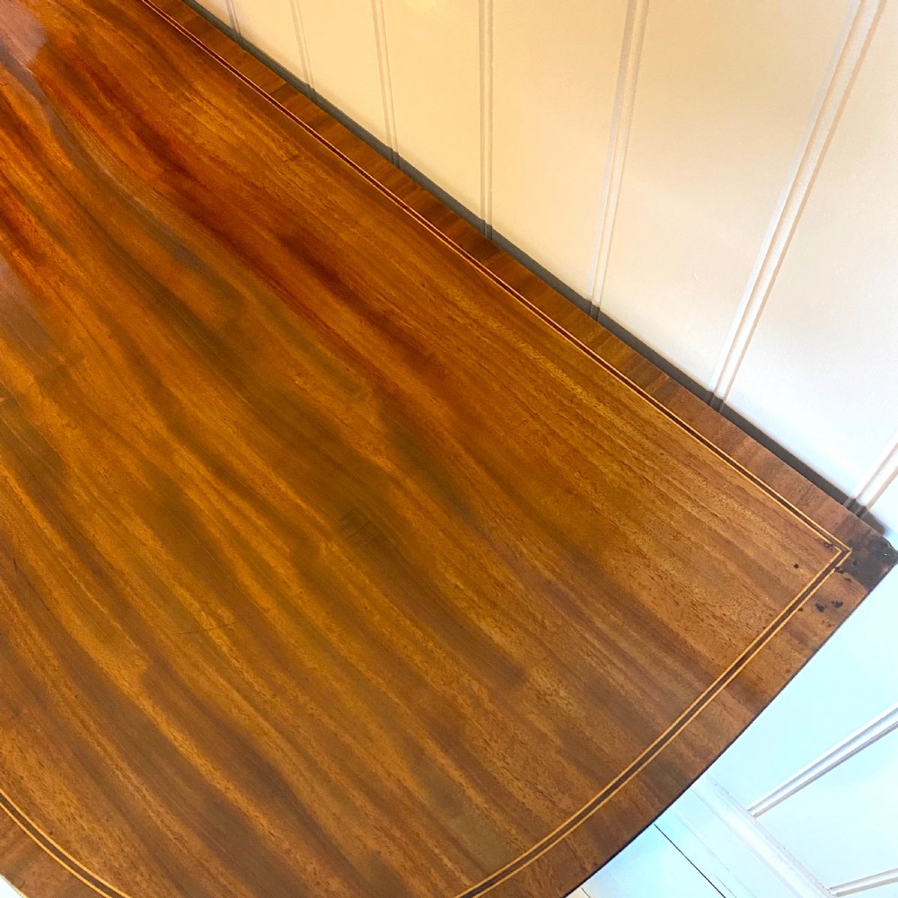 19th century Demi lune tea table View VI