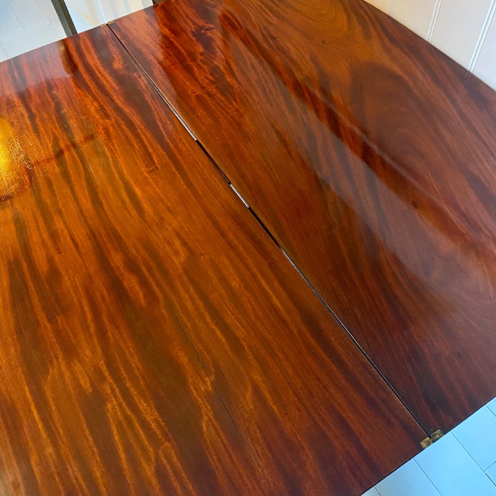 19th century Demi lune tea table View XIII