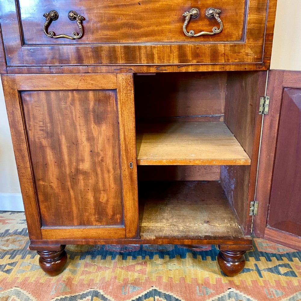 19th century mahogany secretaire bookcase  View XVI
