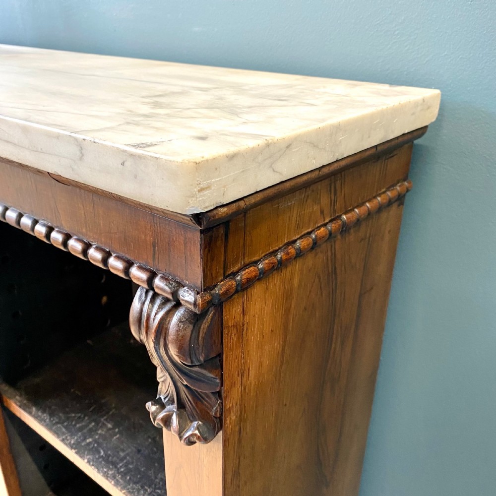 19th century rosewood bookcase. View III