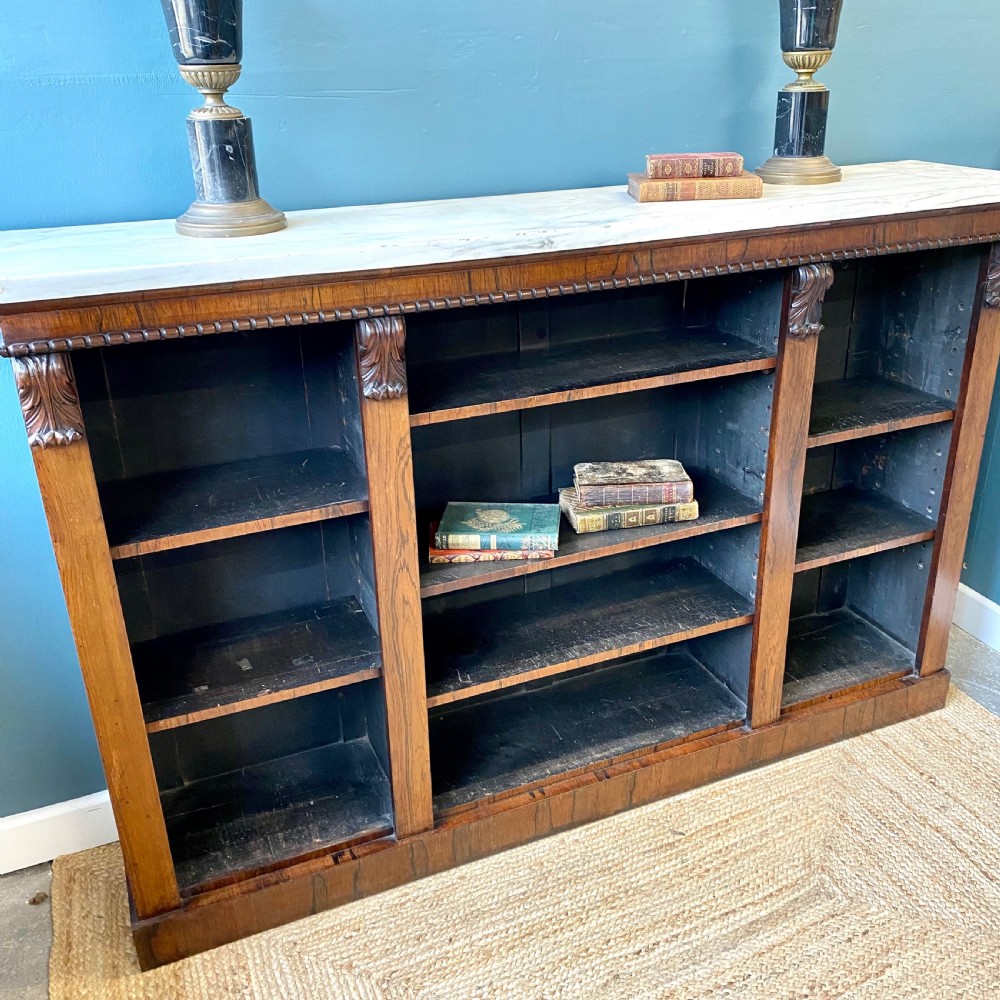 19th century rosewood bookcase. View VI