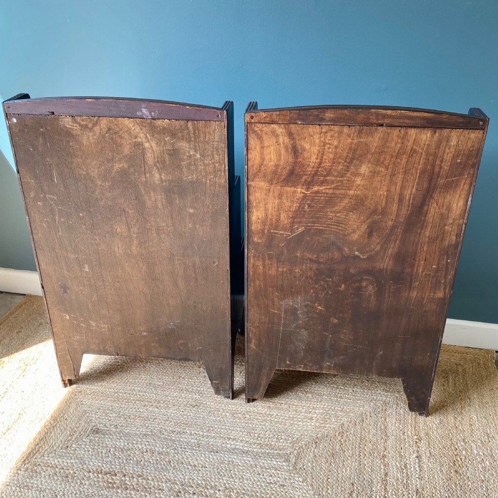 A pair of 19th century waterfall bookcases View VI