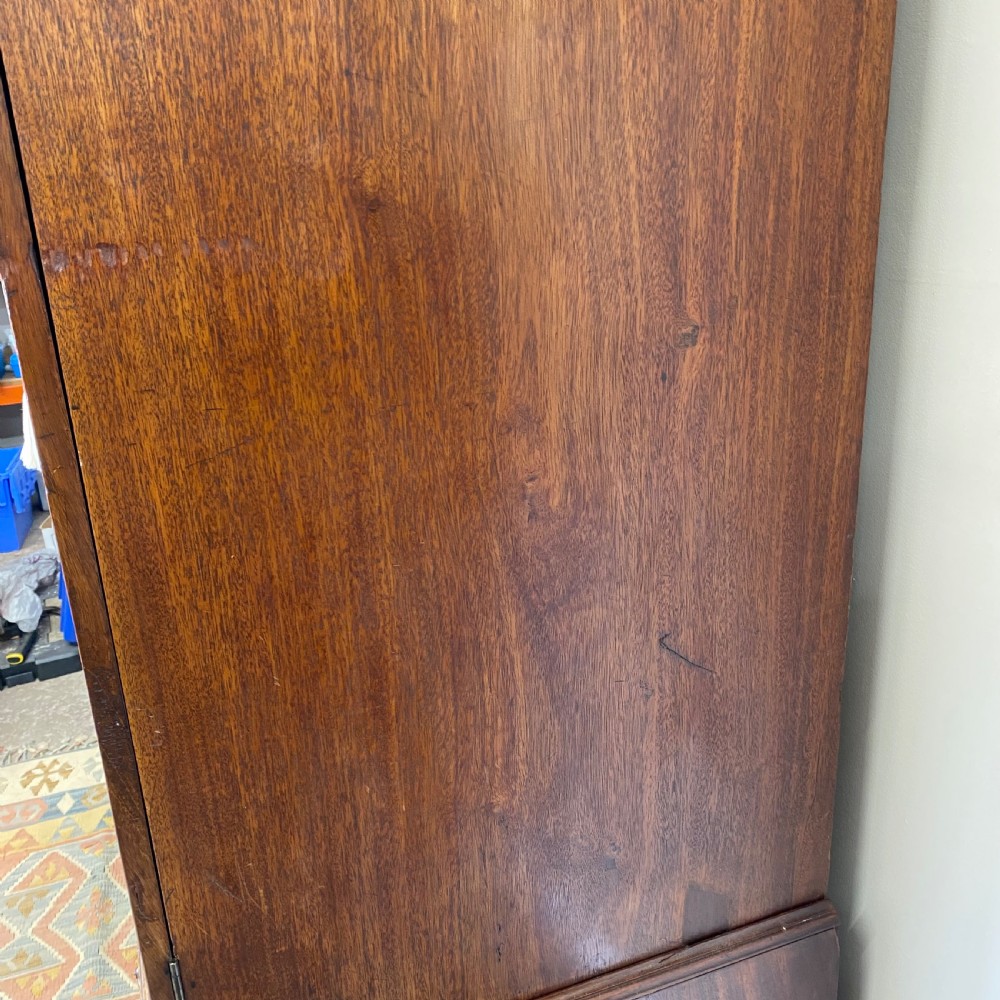 Georgian mahogany linen press View V