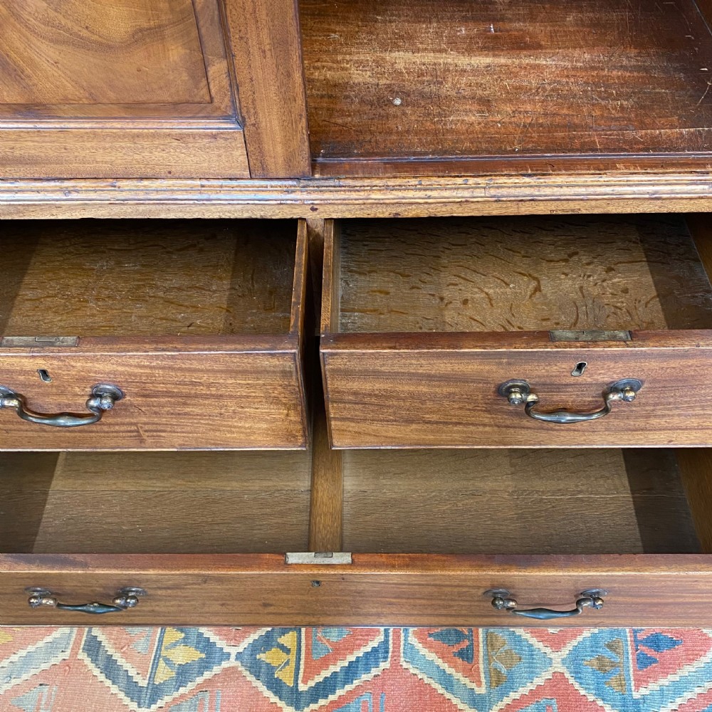 Georgian mahogany linen press View X