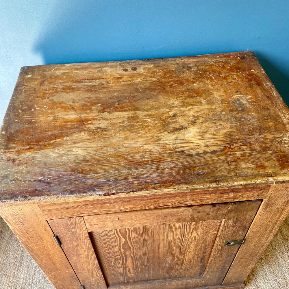 19th century pine cupboard  View V