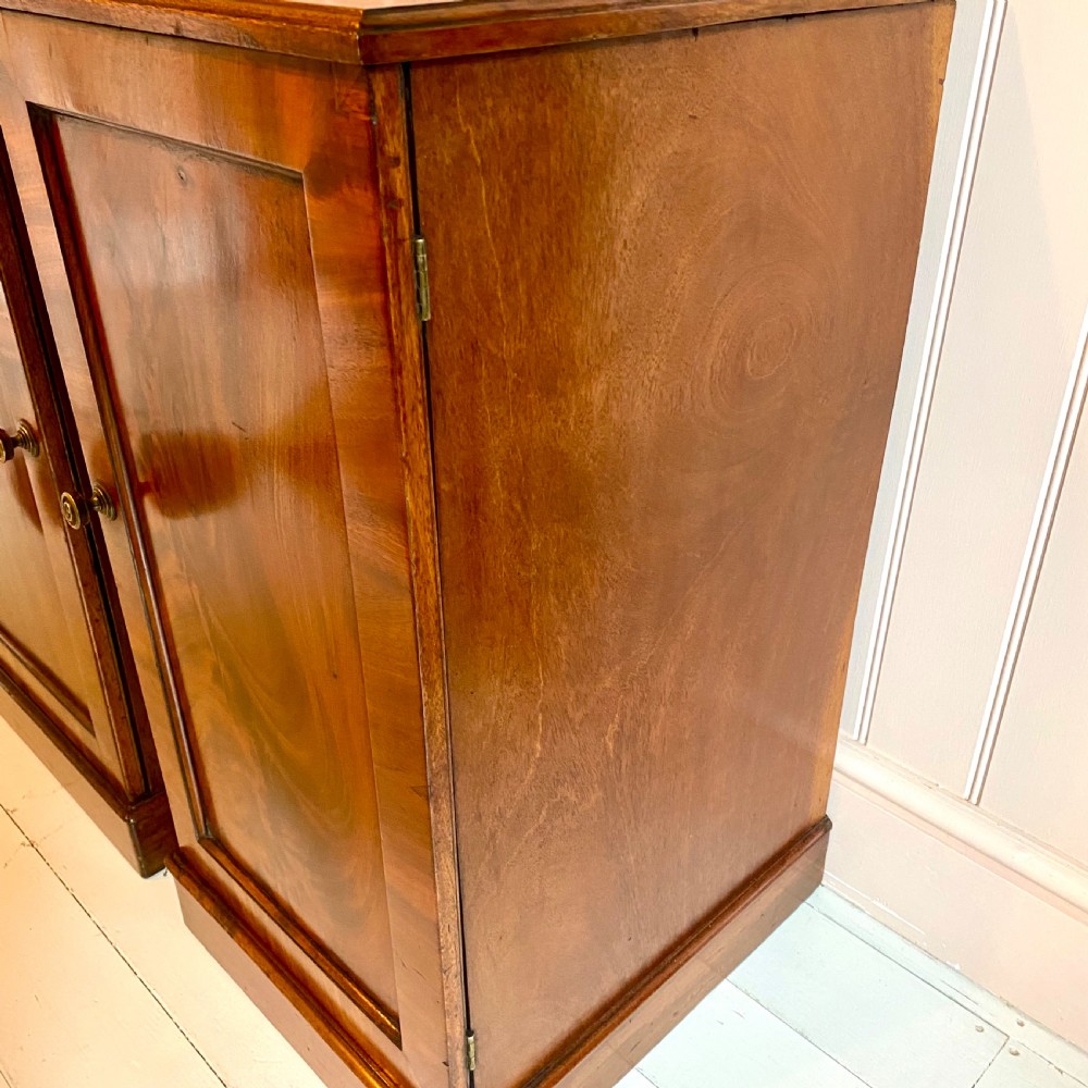 19th century mahogany bedside cupboards  View XI