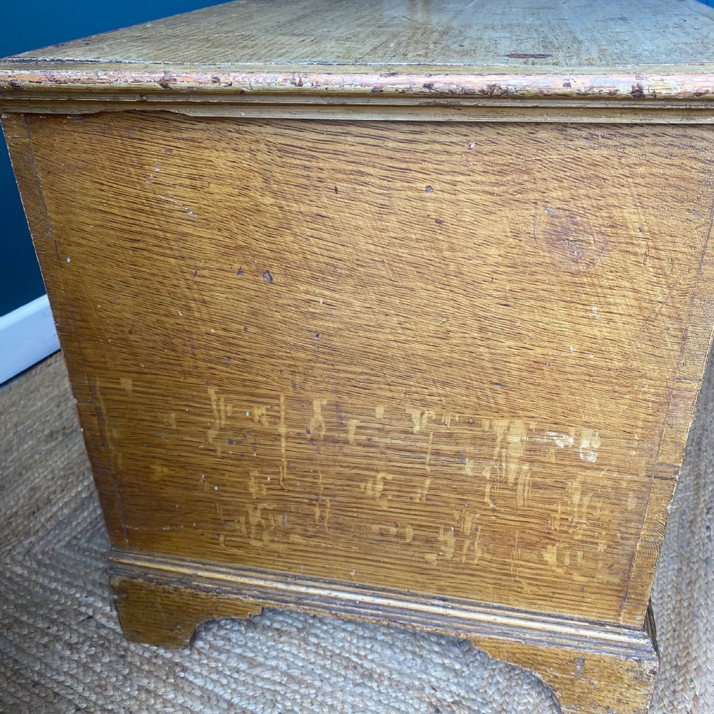 19th century painted pine trunk View V