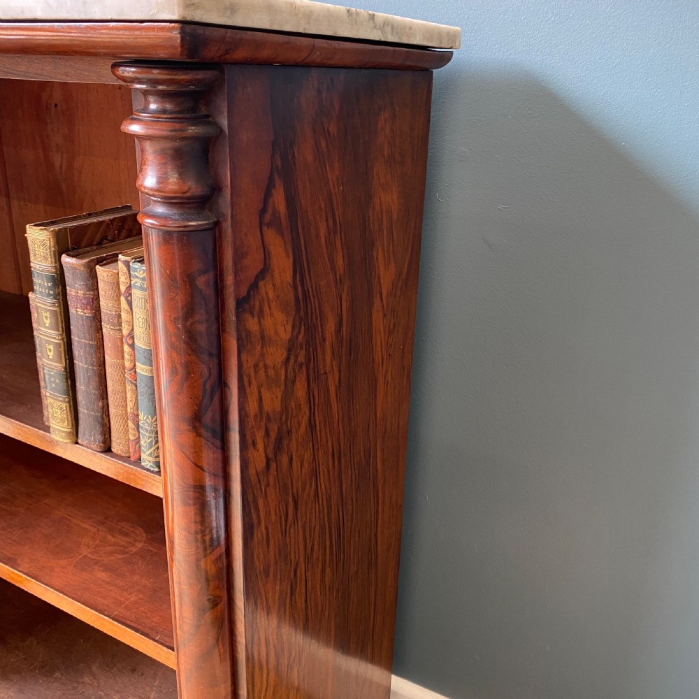 19th century walnut pier cabinet  View XI