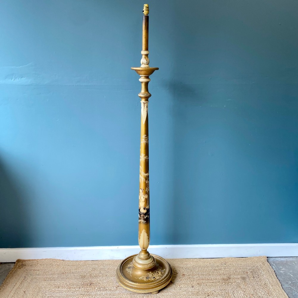 Chinoiserie standard lamp