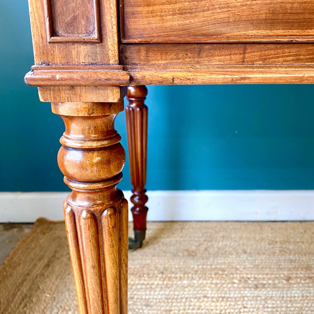 George IV mahogany writing dressing table. Attributed to Gillows  View IV