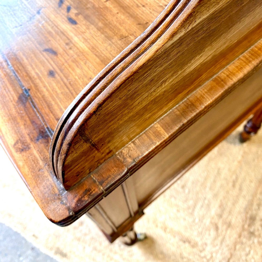 George IV mahogany writing dressing table. Attributed to Gillows  View XIII