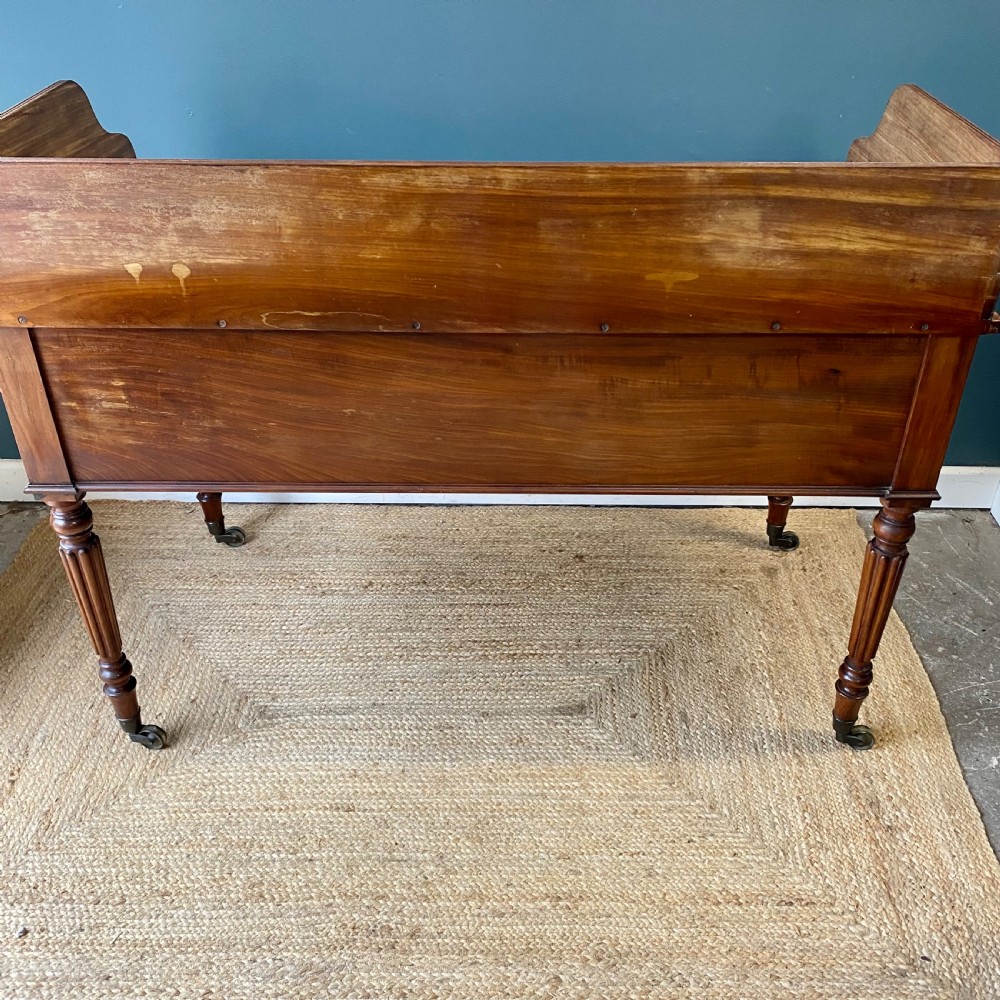 George IV mahogany writing dressing table. Attributed to Gillows  View XVI