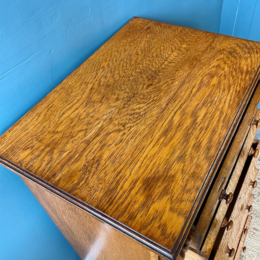 Mid 19th century oak Wellington chest View VII