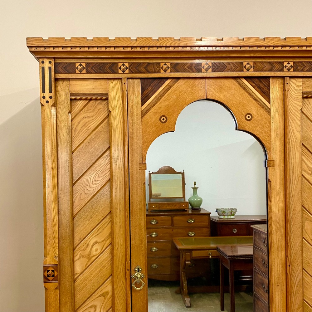 19th century gothic wardrobe View III