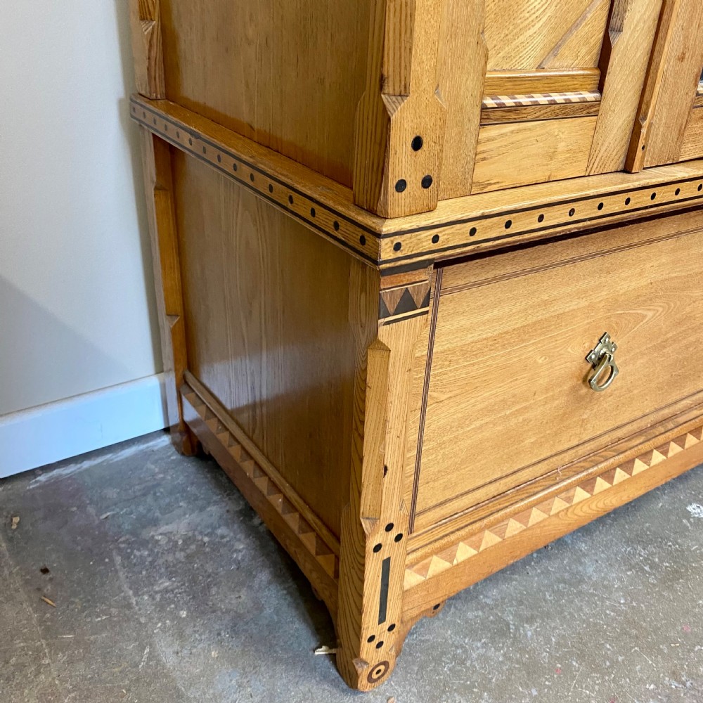 19th century gothic wardrobe View XII