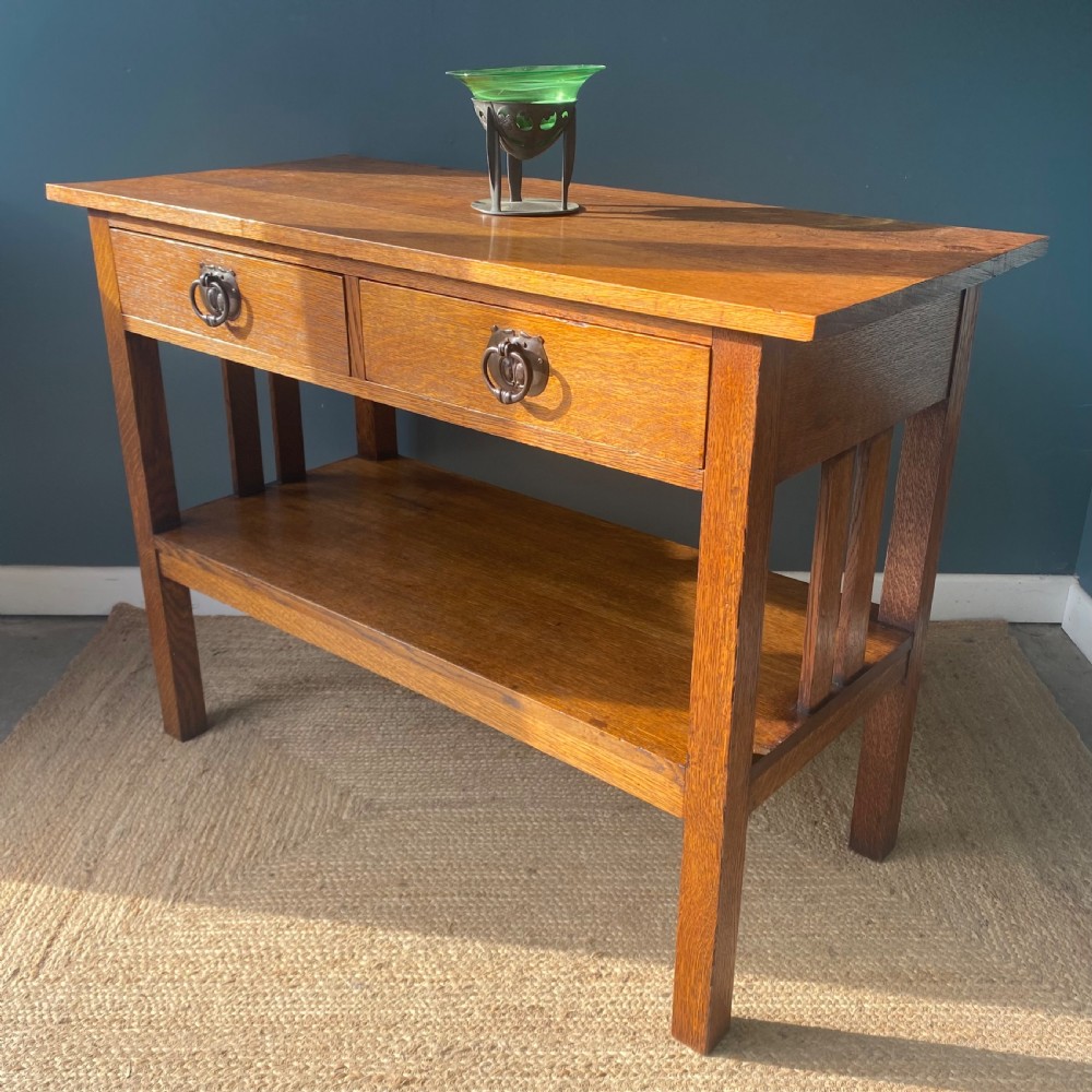 Arts and crafts oak sideboard 