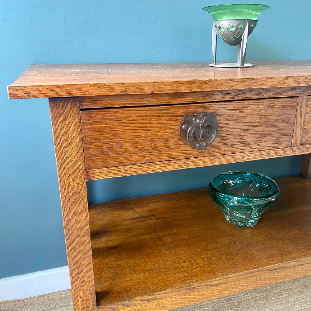 Arts and crafts oak sideboard  View III