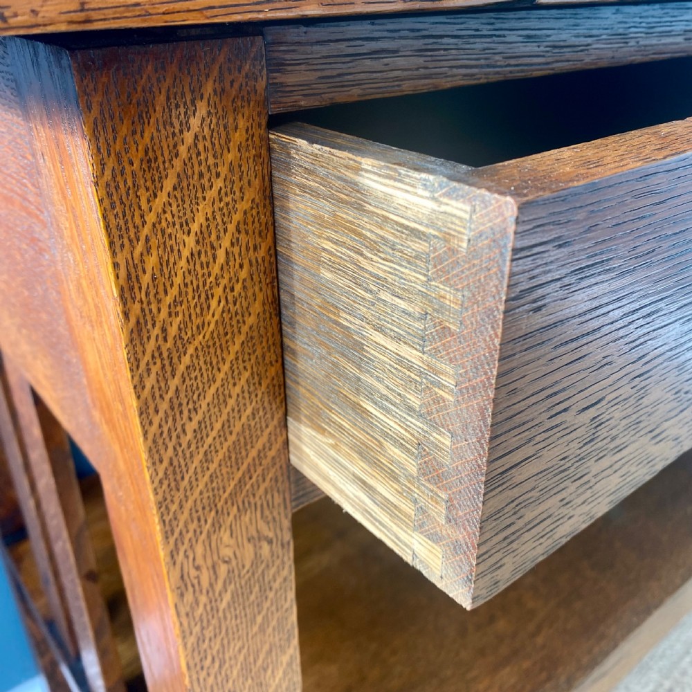 Arts and crafts oak sideboard  View V