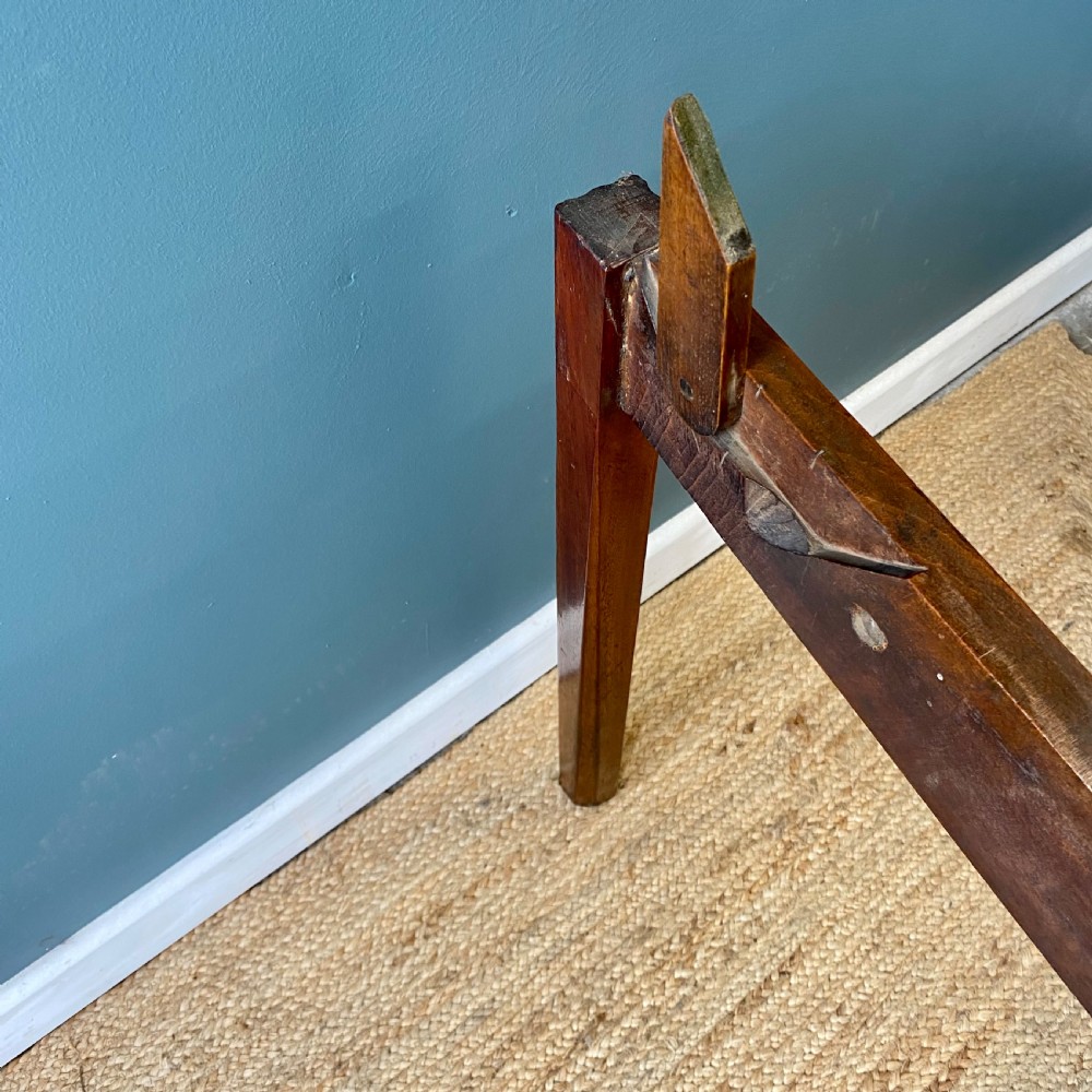 Georgian mahogany tea card table View IV