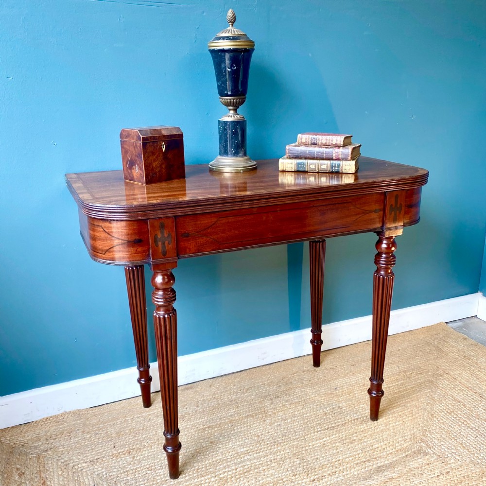 19th century mahogany tea table