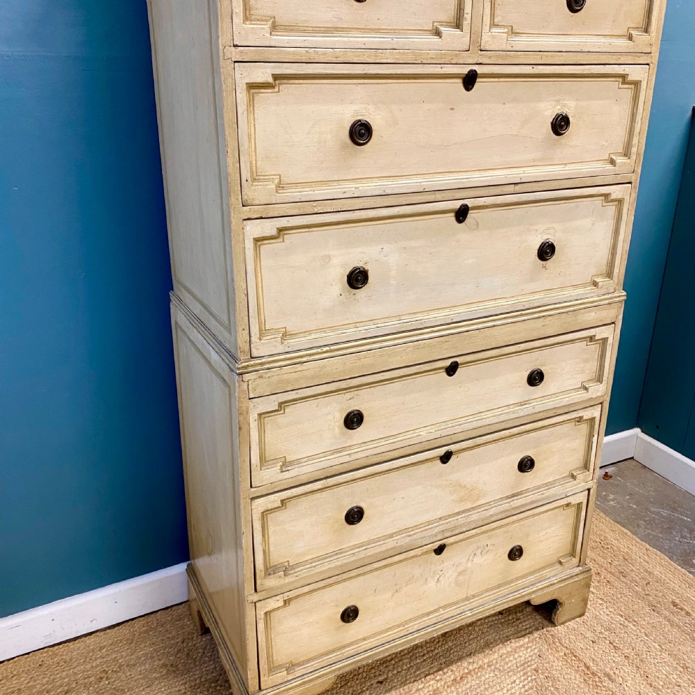 19th century painted chest of drawers  View XI