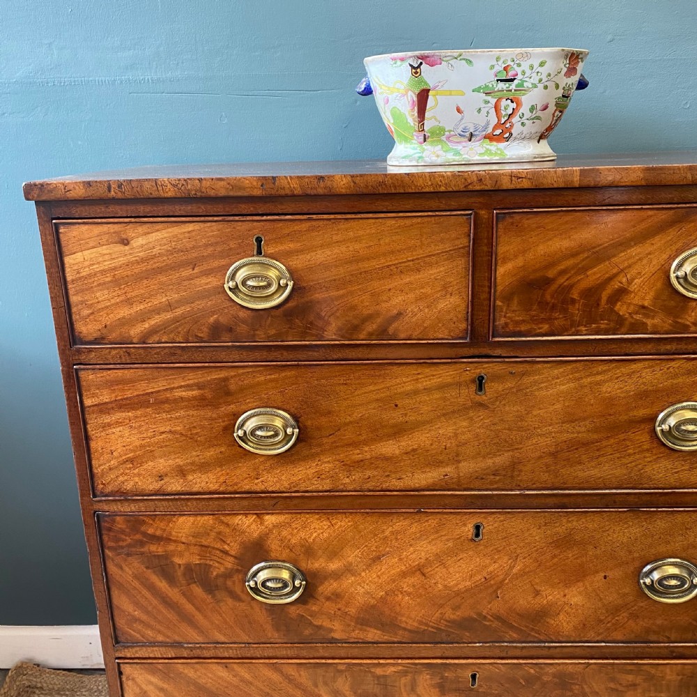 19th century mahogany chest of drawers  View III