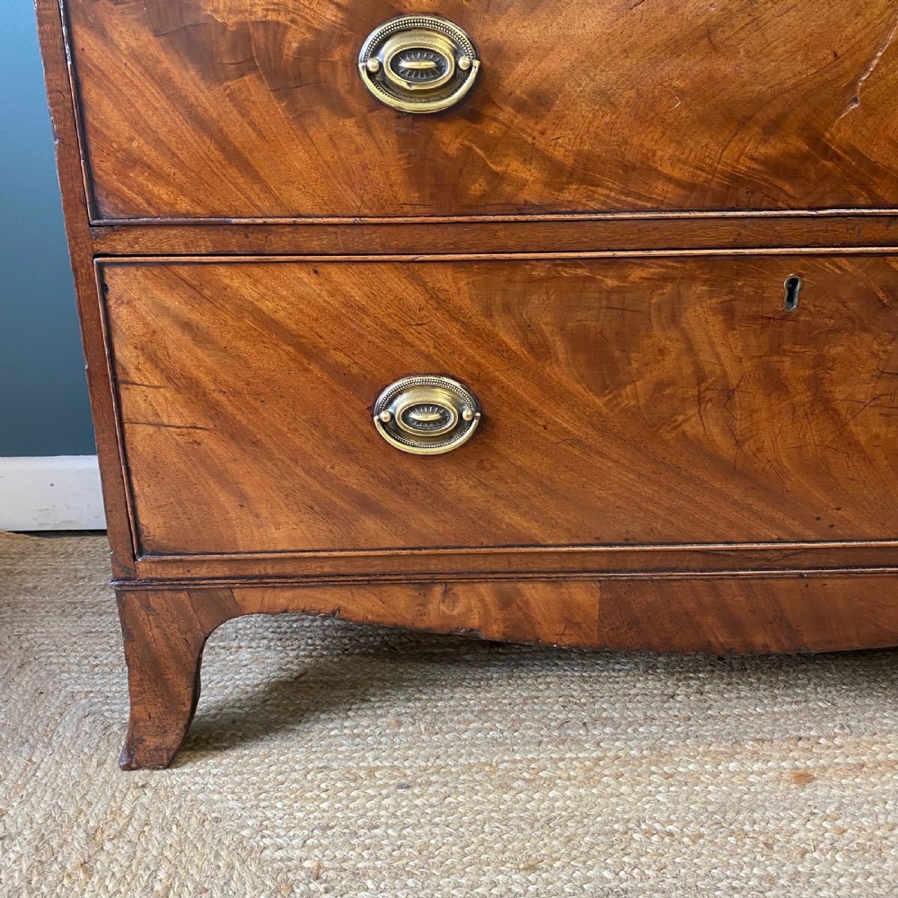19th century mahogany chest of drawers  View V